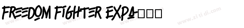 Freedom Fighter Expa字体转换